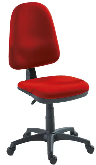 1080/MEK židle kancelářská, látka BO BONDAI BN14 (4011) - látka červená